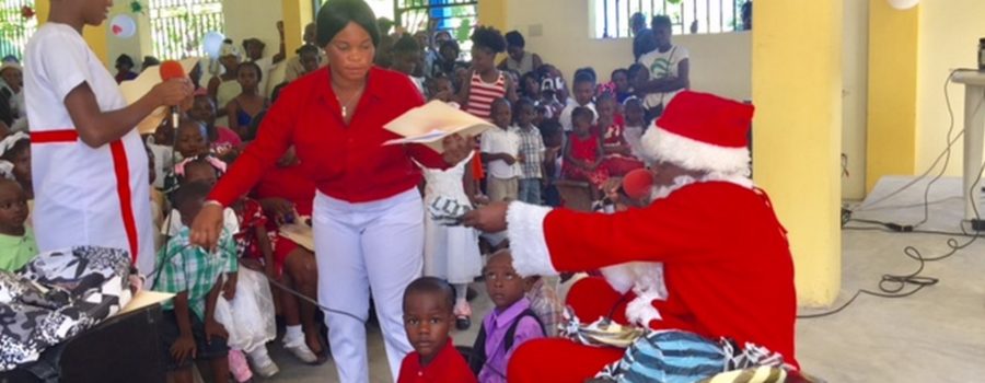 Santa comes to Haiti