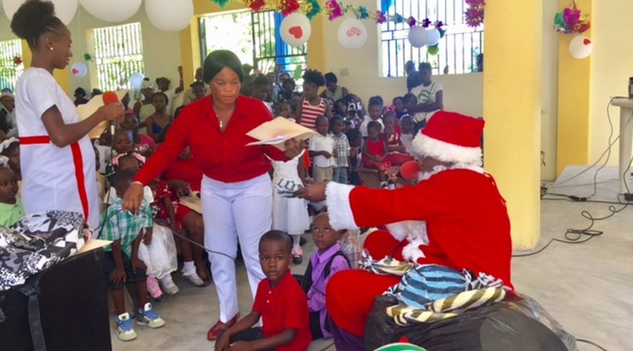 Santa comes to Haiti