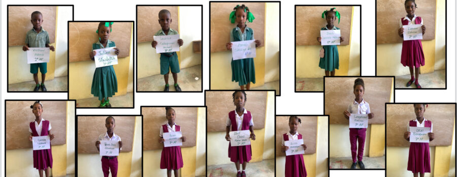 Grade 1 to 7 Needing Sponsors