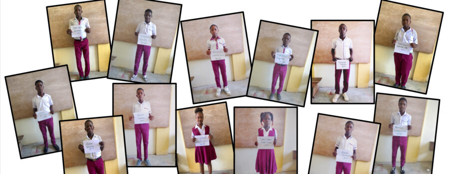 Grade 8 and 9 Students Needing Sponsors